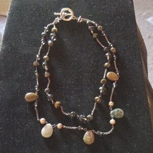 Elegant Multi-Strand Beaded Bracelet